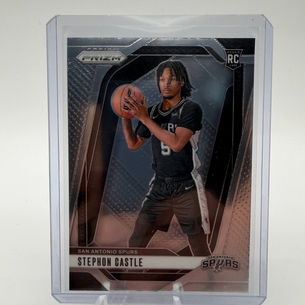 Stephon Castle 2024-25 Panini Prizm San Antonio Spurs Rookie Card RC No. 234